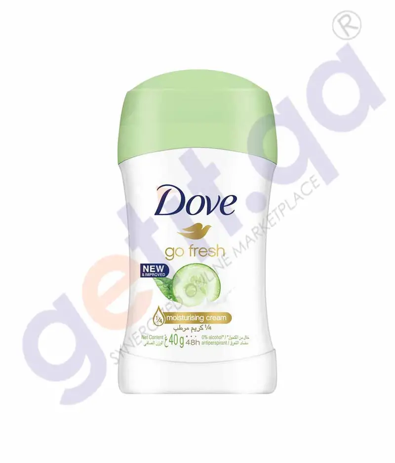 Dove Go Fresh Cucumber Deodorant Stick – 40G Refreshing & Portable Protection 1