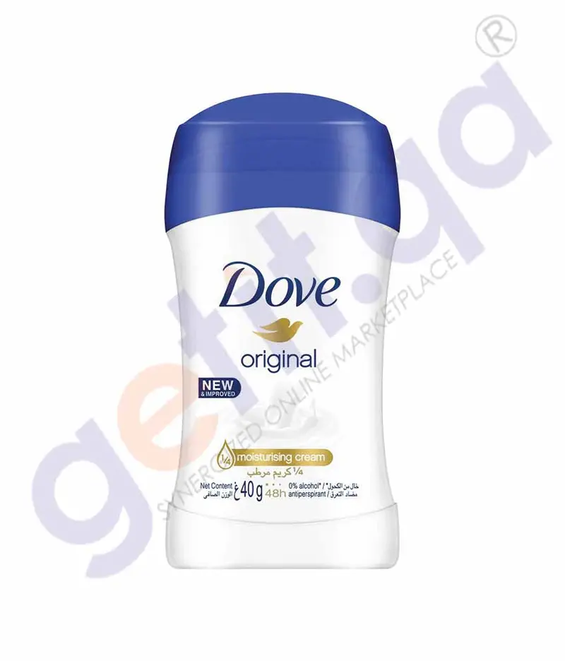 Dove Original Antiperspirant Deodorant Stick – 40 G 1