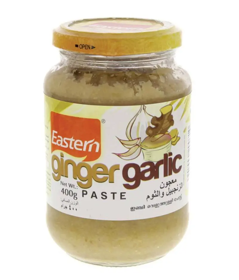 Eastern Ginger-Garlic Paste – Pure Blend In Glass Jar, 400G 1