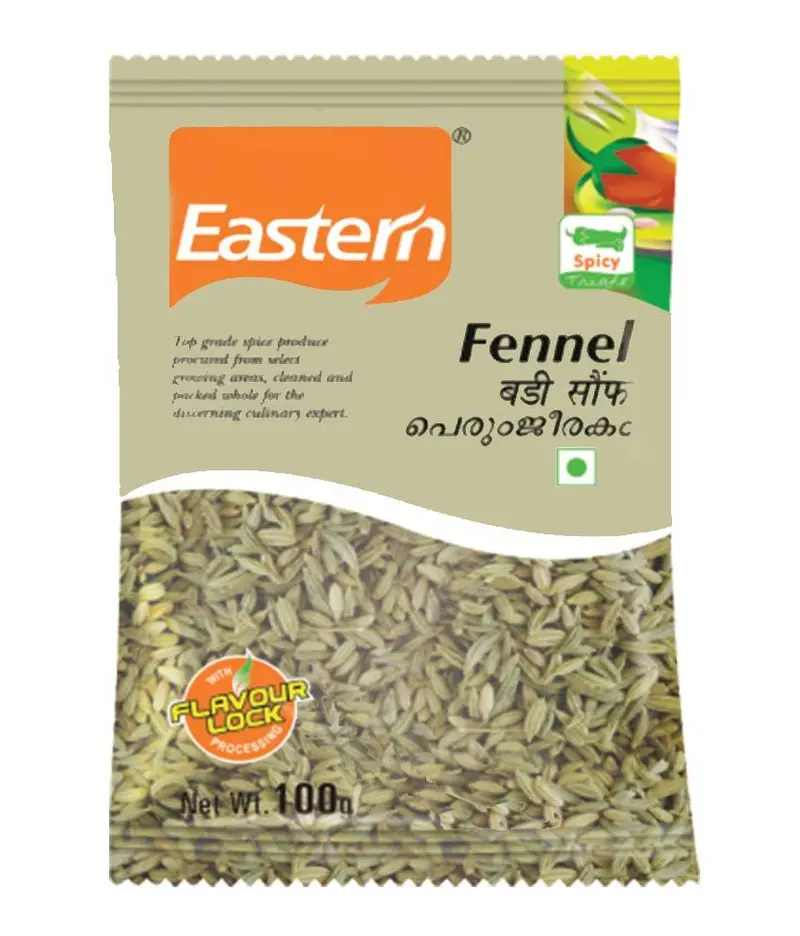 Eastern Whole Fennel Seeds – 100G Economy Pack 1