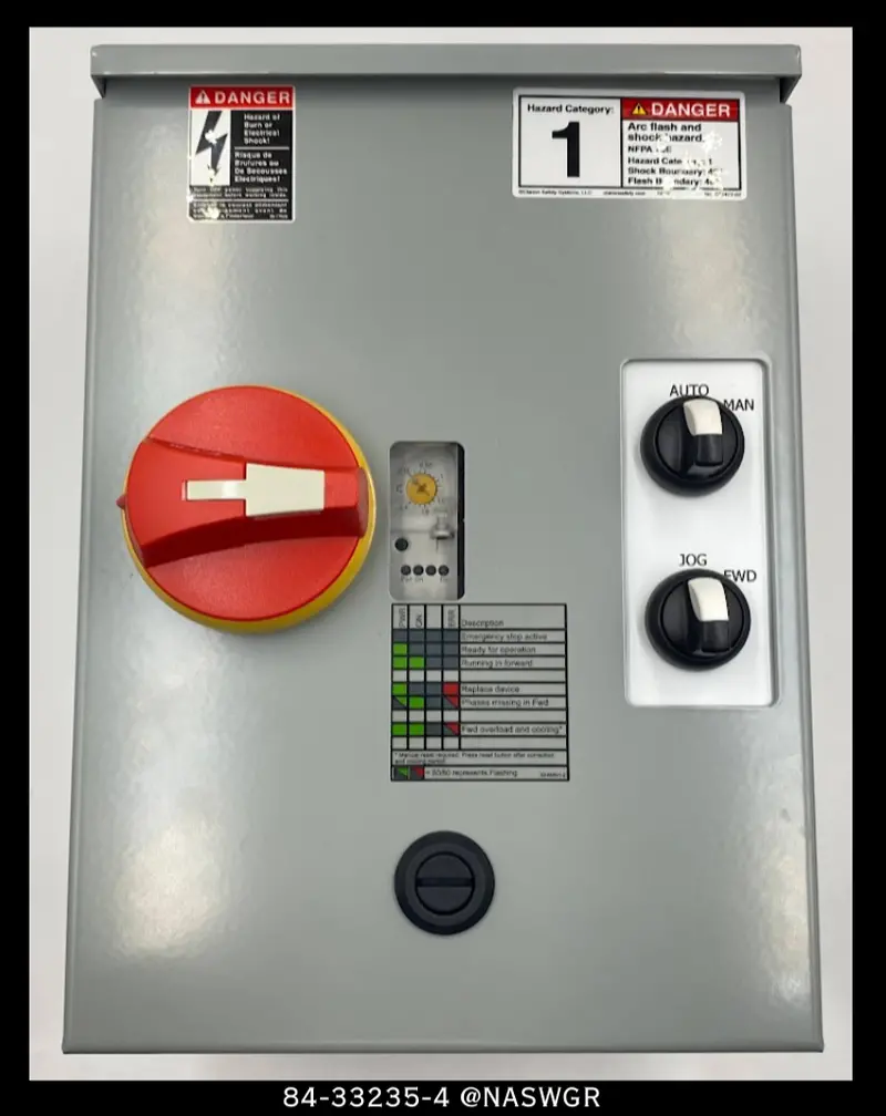 Eaton 84-33235-4 Nema 1 Enclosed Industrial Control Panel – 2.4A, 480V Ac, Factory Sealed 1