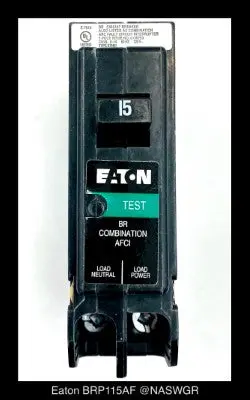 Eaton Brp115Af Combination Arc Fault Circuit Breaker – 15A (Unused) 1