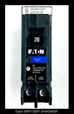 Eaton Brp120Df Afci/Gfci Dual-Function Breaker – 20A, Lot Of 5 (Unused) 1