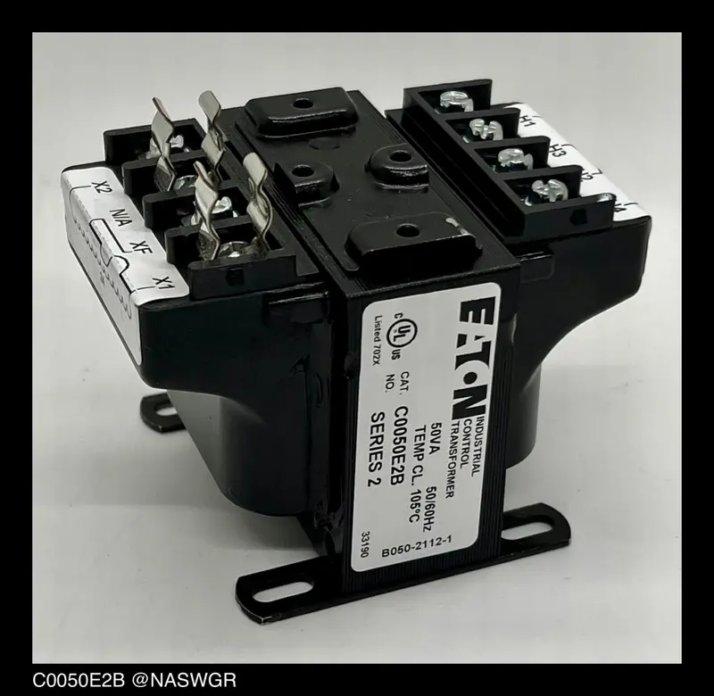 Eaton C0050E2B Control Power Transformer – 240/480V Input, 24V Output 1