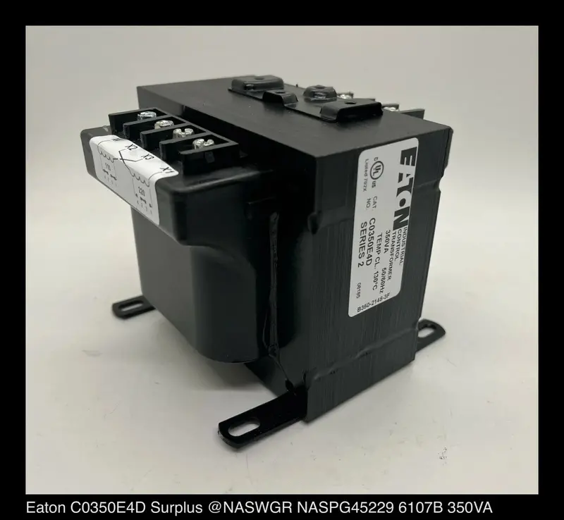 Eaton C0350E4D 350Va Industrial Control Transformer – Surplus Inventory 1