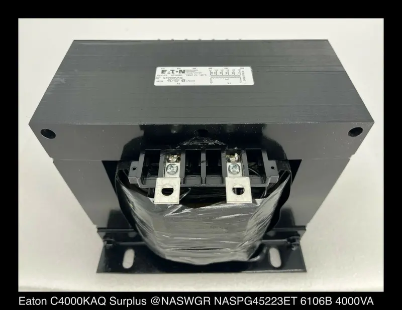 Eaton C4000Kaq 4 Kva Industrial Control Transformer – Surplus Stock 1