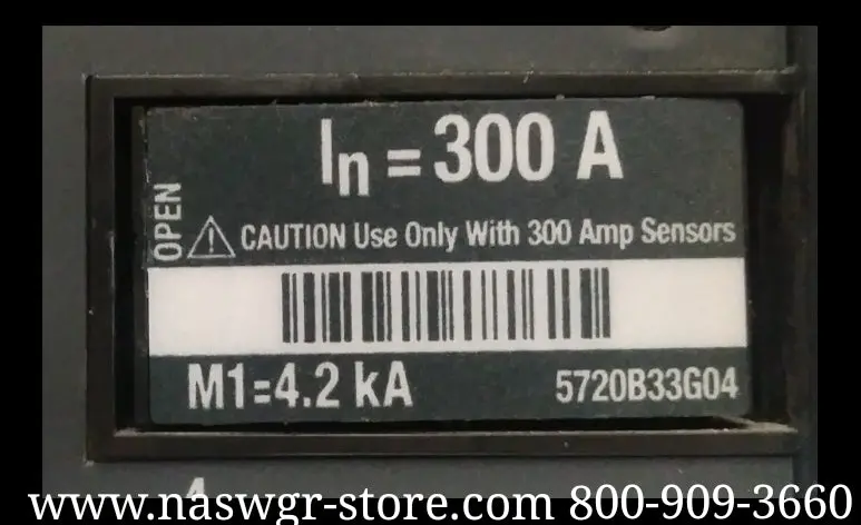 Eaton Cutler-Hammer 5720B33G04 300A Rating Plug For Panelboards 1