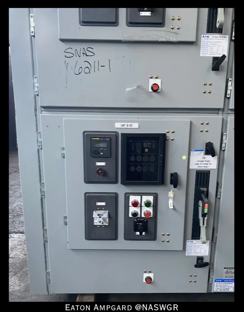 Eaton Cutler-Hammer Ampgard Mv Control Cell – 1150 Kva Configuration, 4160 V 1