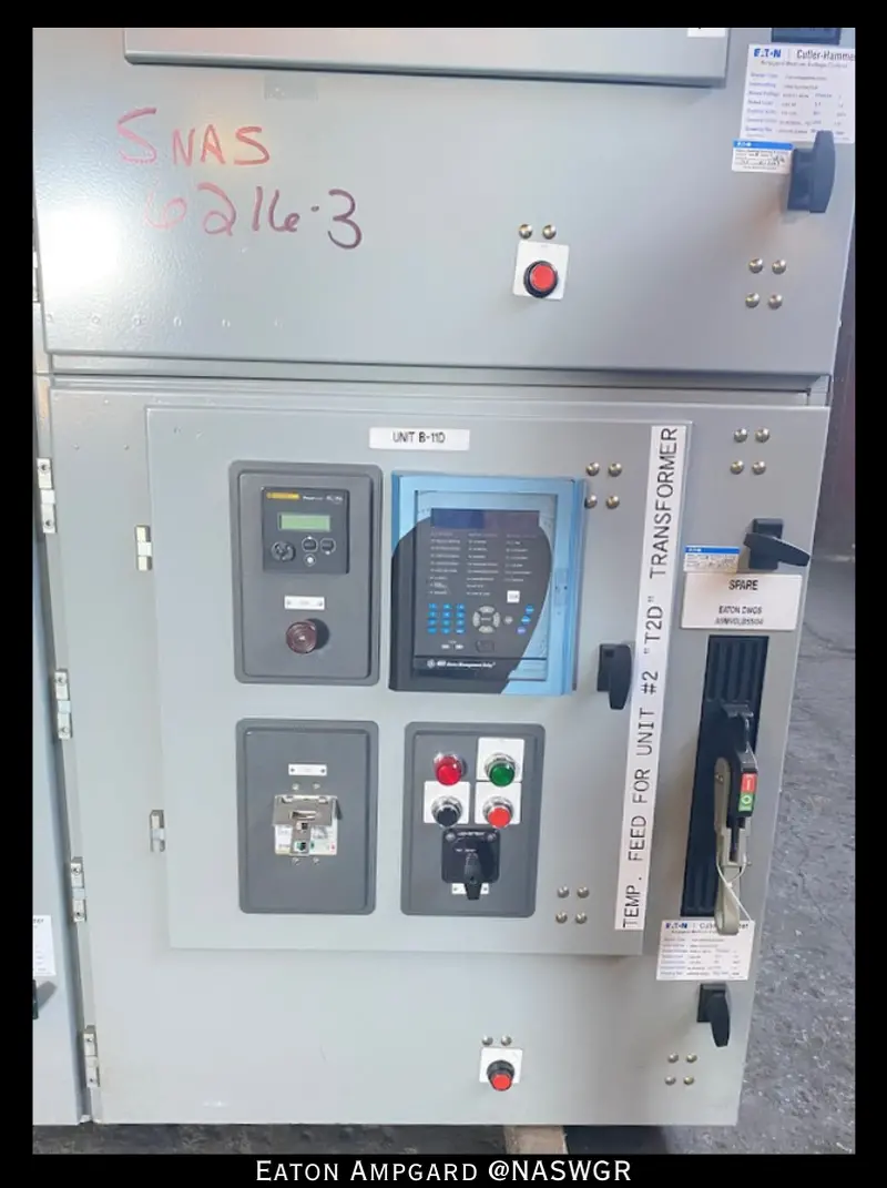 Eaton Cutler-Hammer Ampgard Mv Control Cell – 1250 Hp, 4160 V 1