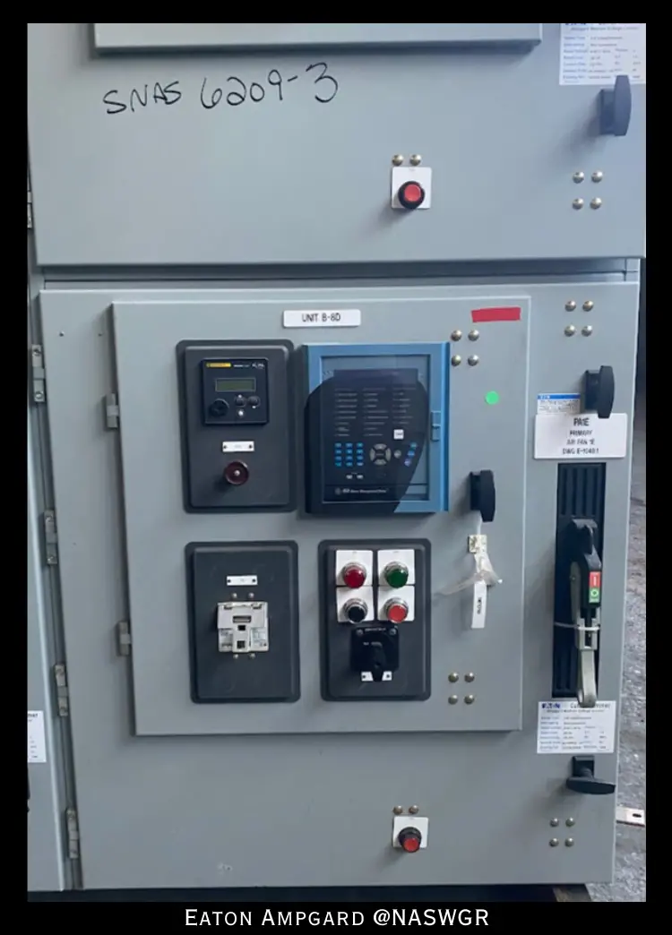 Eaton Cutler-Hammer Ampgard Mv Control Cell – 300 Hp Variant, 4160 V 1