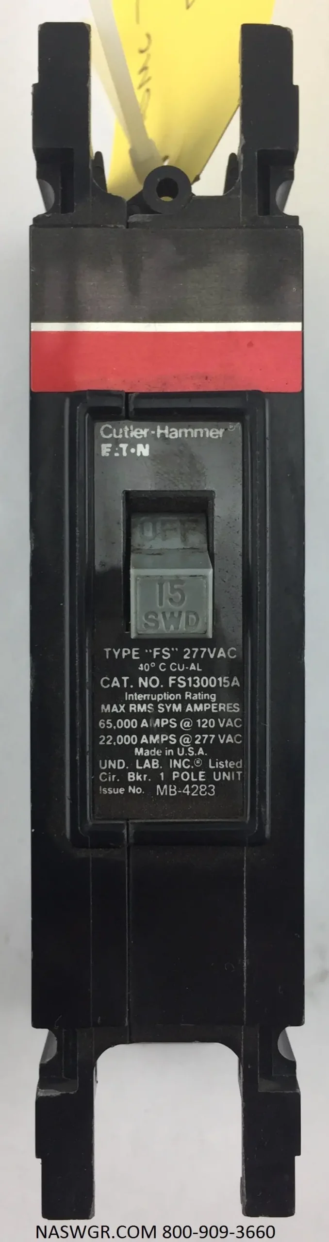 Eaton Cutler-Hammer Fs130015A 15-Amp Circuit Breaker 1