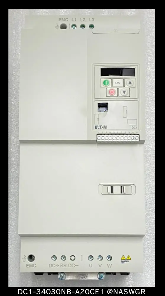 Eaton Dc1-34030Nb-A20Ce1 Xl Variable Frequency Drive – Dc1 Series, Surplus 1