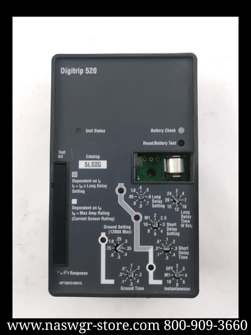 Eaton Digitrip 520 5Lsig Electronic Trip Unit — Unused 1