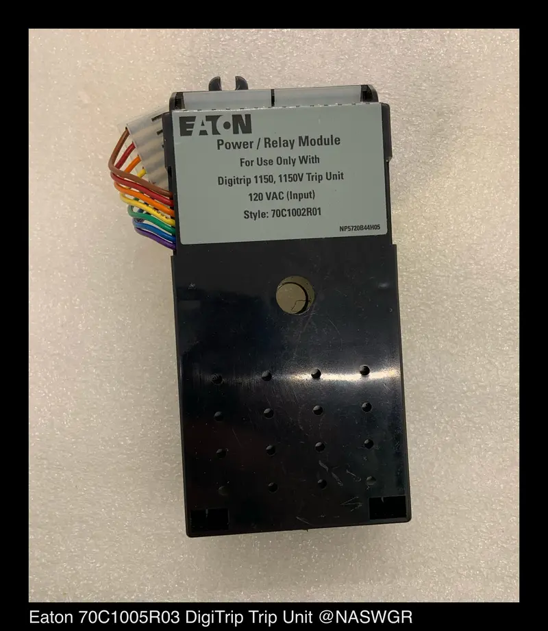 Eaton Digitrip 70C1002R01 Ac-Powered Relay Module – 120Vac 1