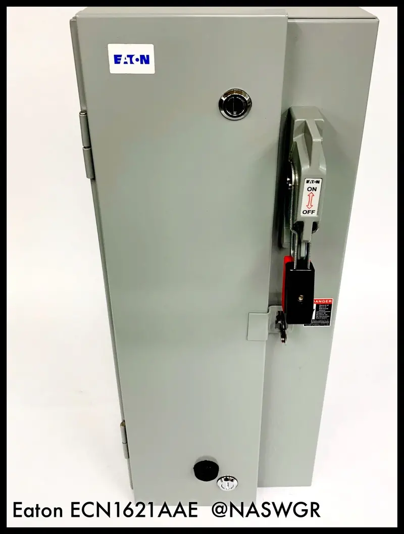 Eaton Ecn1621Aae Nema Freedom Line Enclosed Controller – Size 2, 60A, 120Vac, Unused 1