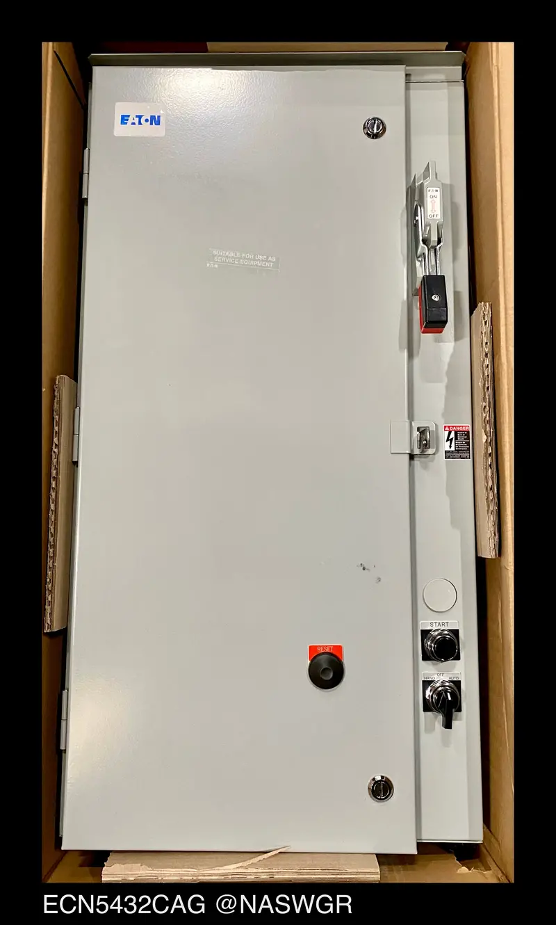 Eaton Ecn5432Cag Pump Control Panel — 100A, Size 3, 460V Ac 1