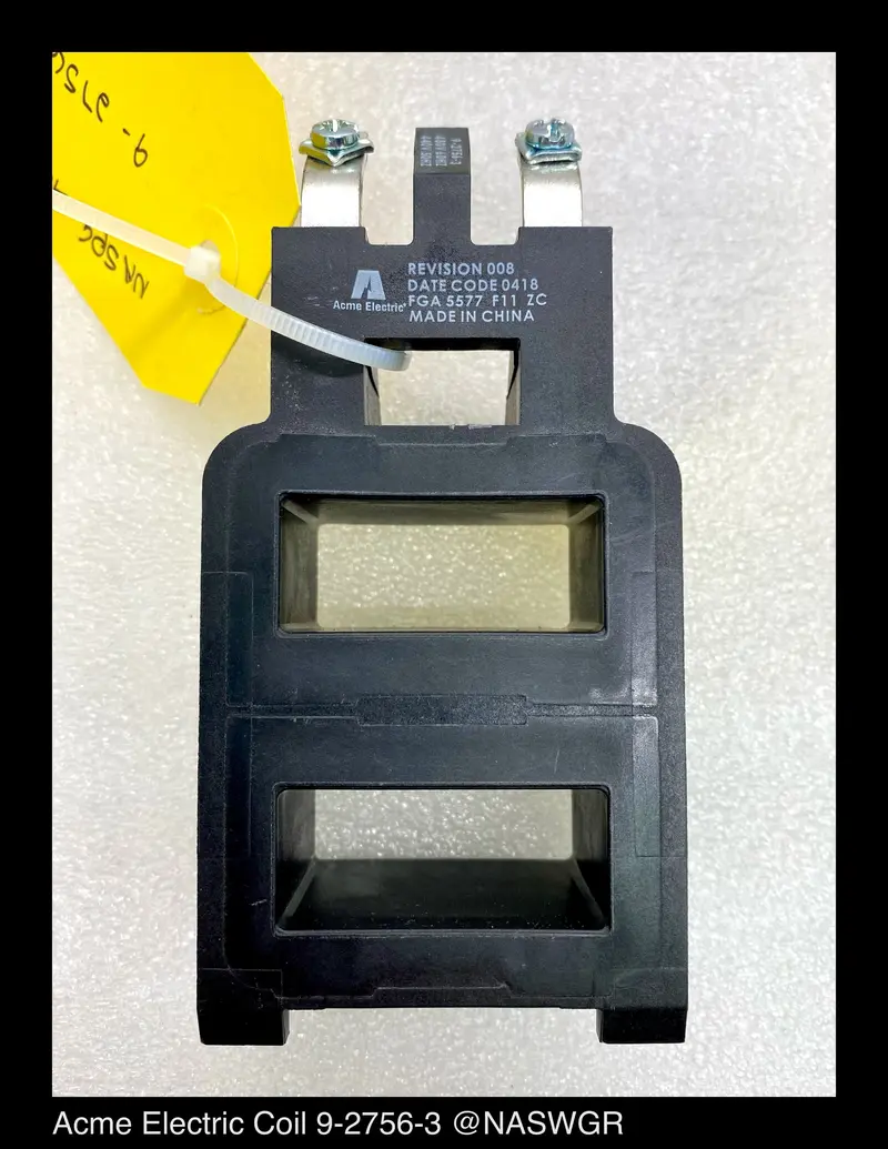 Eaton Freedom Series Motor Control Coil Model 9-2756-3 — 480V Ac, New/Unused 1