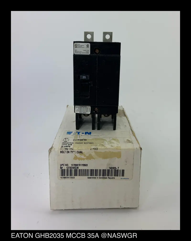 Eaton Ghb2035 35A Molded Case Circuit Breaker – Unused Surplus Stock 1