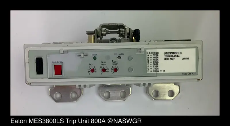 Eaton Mes3800Ls Digitrip 310+ Electronic Trip Unit For 800A Breakers – Unused, Factory Calibrated 1