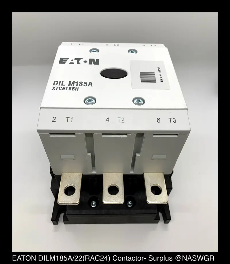 Eaton Moeller Dilm185A/22 & Xtce185H22T Iec Contactors (24V Ac) 1