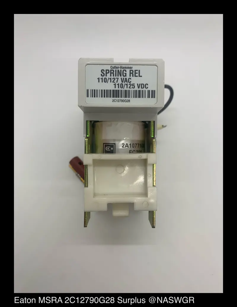Eaton Msra Spring Release Device – 110–127V Ac/Dc (2C12790G28), New Surplus 1