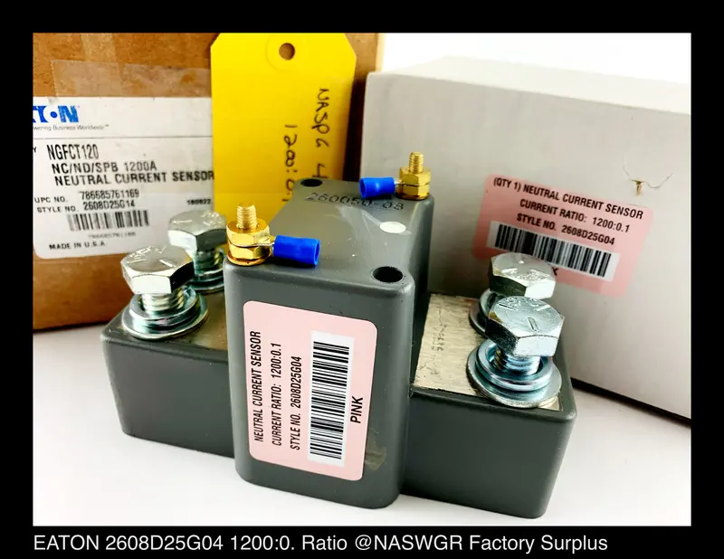 Eaton Ngfct120 1200:0.1A Neutral Current Sensor – Unused Stock 1