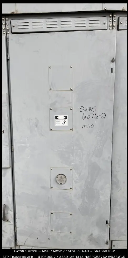Eaton Outdoor Switchgear System With Afp Transformer – Msb/Mvs2 + 150Vcp-Tr40 + 410306R7 1