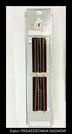 Eaton Pbsaedbta60A Prl1X Panelboard Interior – 225A, 208Y/120V, 3P4W, Unused 1