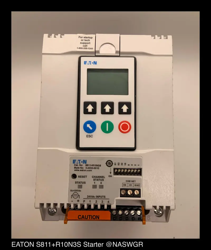 Eaton S811+R10N3S 105A Nema 3R Soft Starter With Reduced Voltage Starting – Unused 1