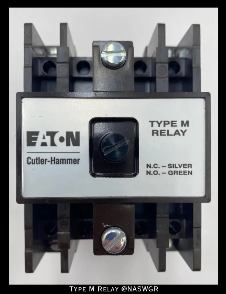 Eaton Type M Relay D26Mb/D26Mpr/D26Mpl/D26Mps – 120/110V Coil, 1989 Revision 1