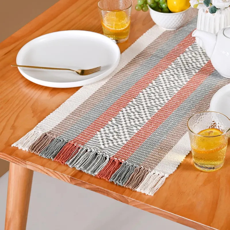 Eco-Conscious Cotton Table Runner – 180 × 33 Cm 1