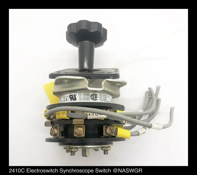 Electroswitch 2410C Synchroscope And Selector Switch 1