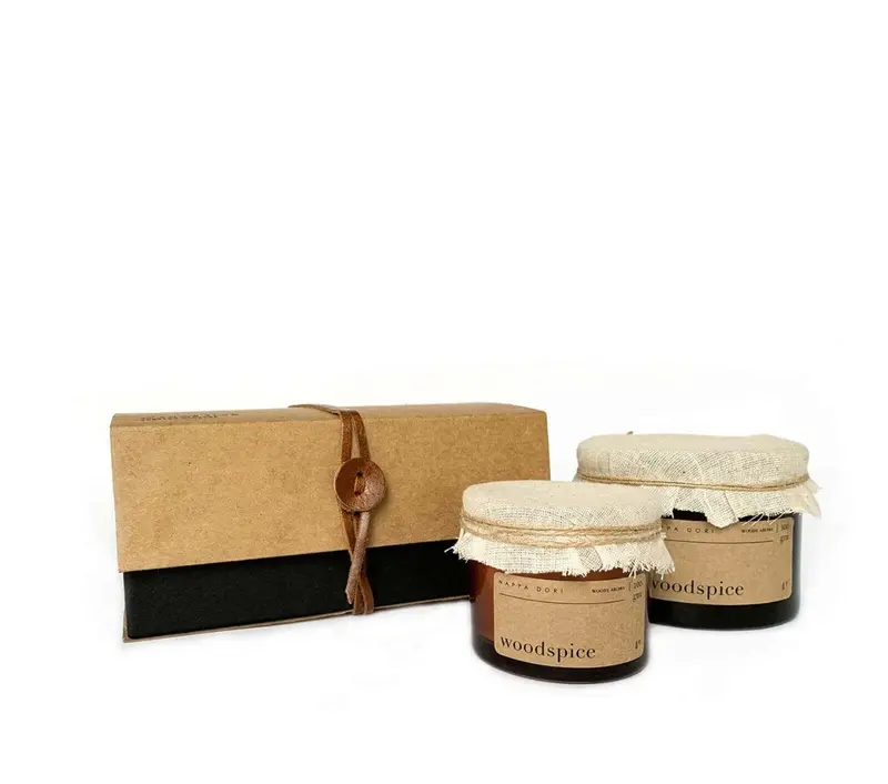Elegant Glass Candle Gift Box 1