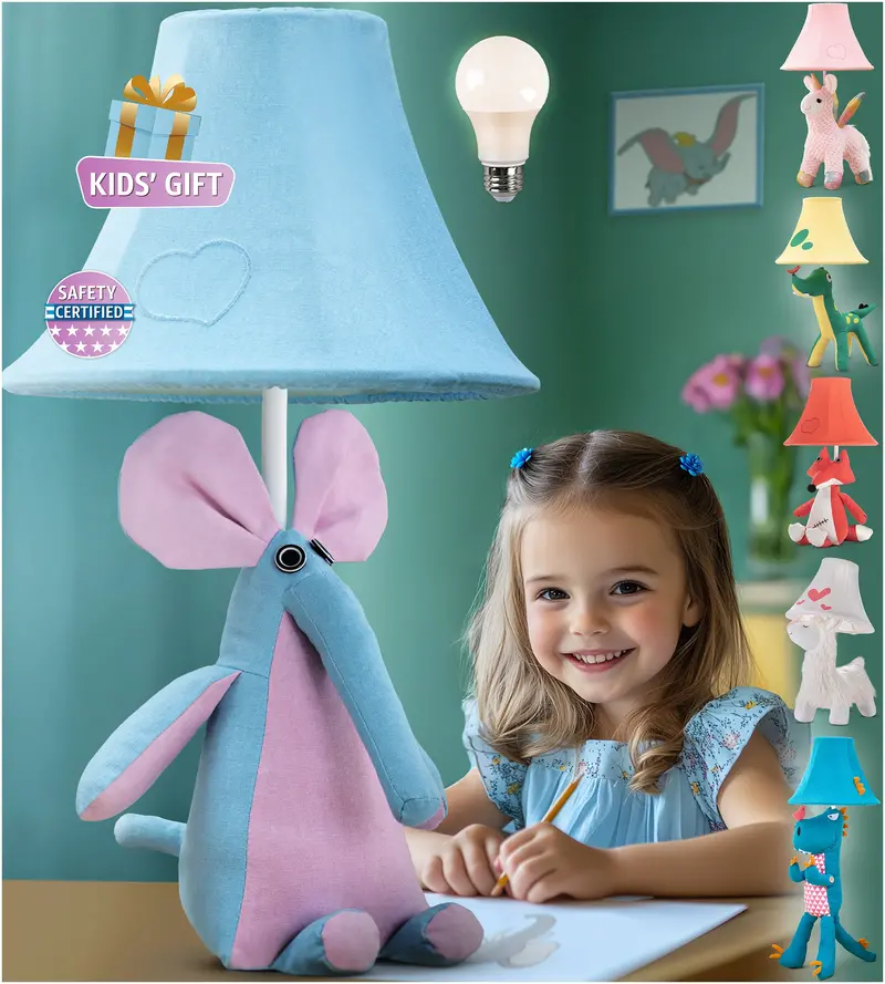 Elephant Night Light For Children'S Bedrooms — Adorable Kids Lamp & Thoughtful Birthday Present 1