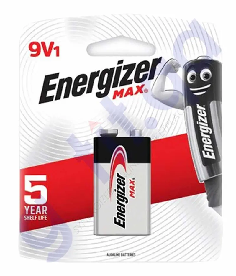 Energizer Max Alkaline 9V Battery (Bp 9 V1) 1