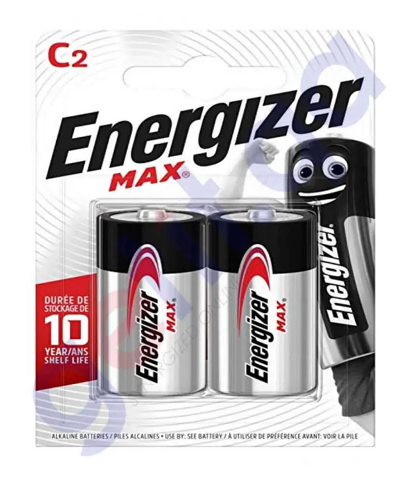 Energizer Max Alkaline C Cell Battery (Bp C2) 1