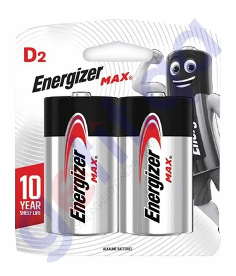 Energizer Max Alkaline D Cell Battery (Bp2 D2) 1
