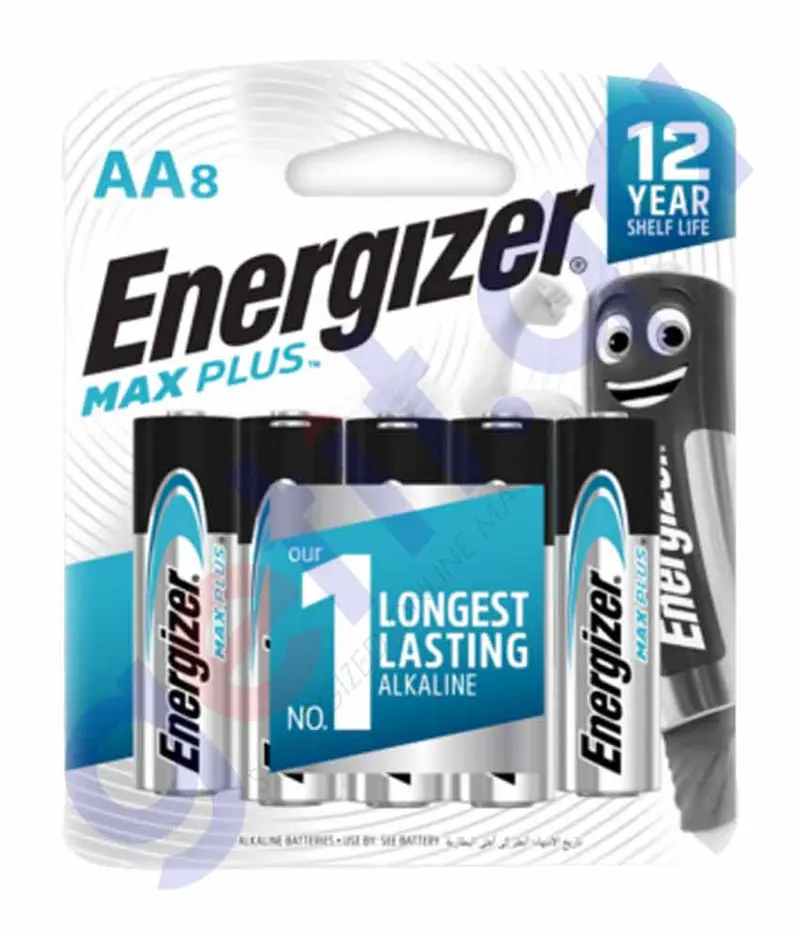 Energizer Max Plus Alkaline Aa Battery Pack (Bp Aa8) 1