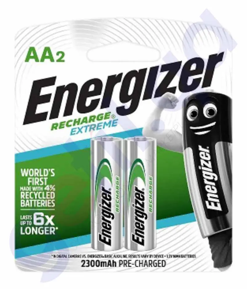 Energizer Recharge Extreme Nimh Aa Batteries (Bp2) 1