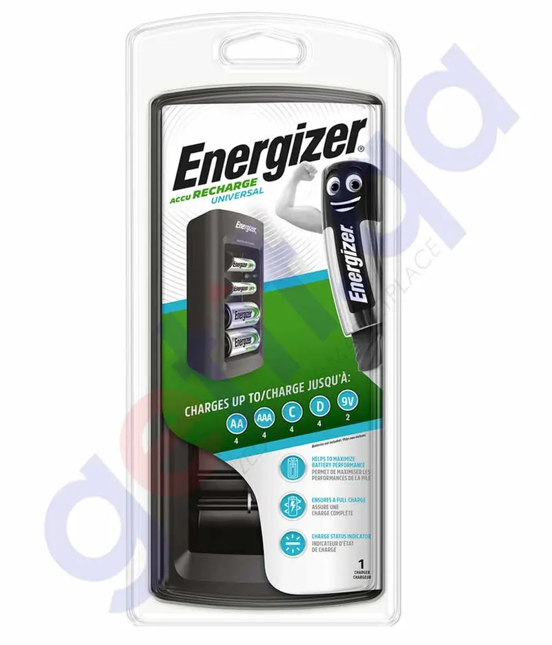 Energizer Universal Smart Charger – Rechargeable Aa/Aaa Batteries 1