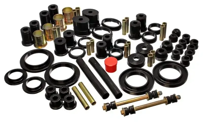 Energy Suspension Hyper-Flex Black Polyurethane Bushing Kit For 1985–1993 Ford Mustang 1