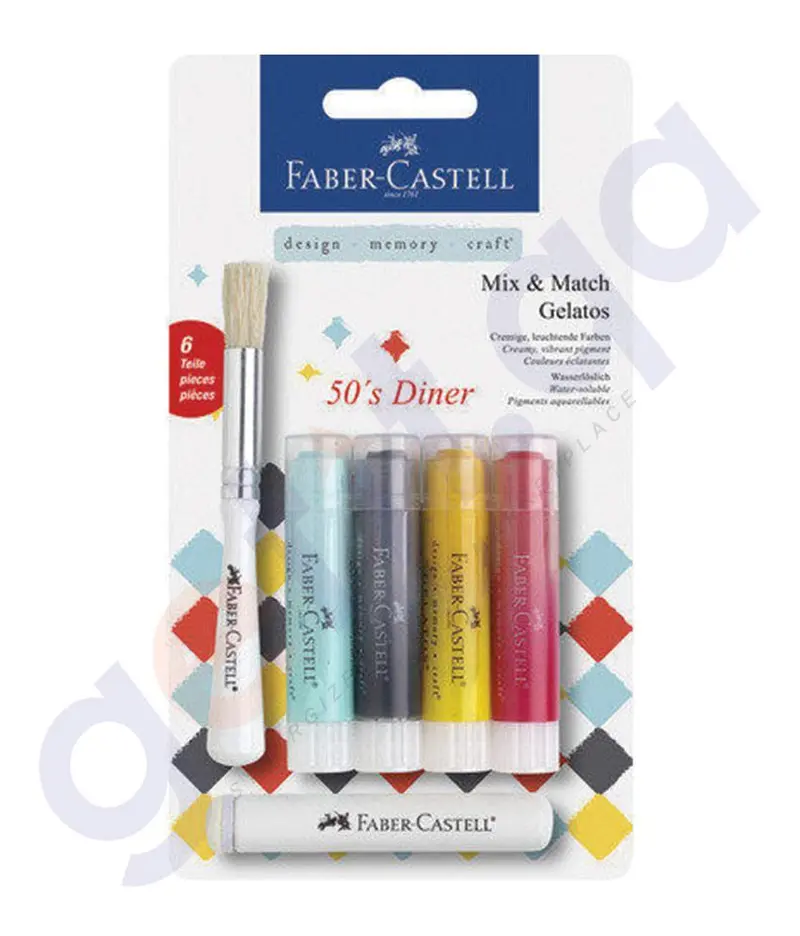 Faber-Castell Gelatos Diner Crayon Collection (4-Piece Blister) 1