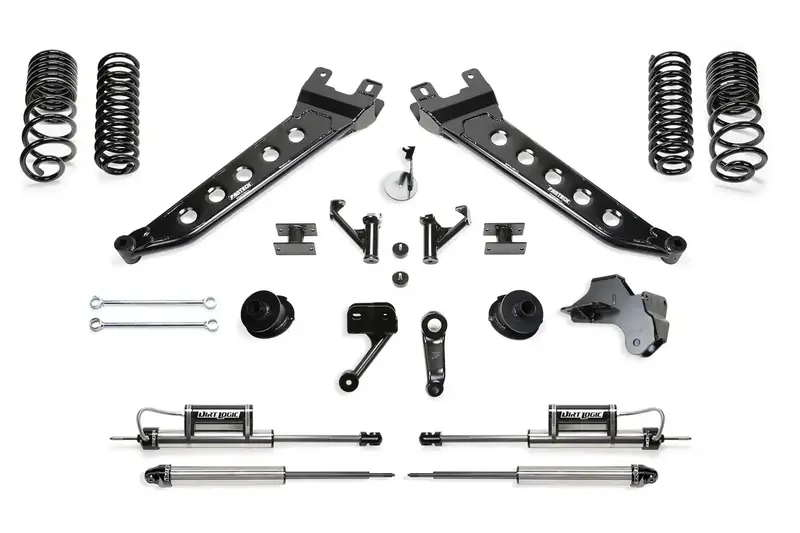 Fabtech K3180Dl Radius Arm Lift Kit – 5" Lift With 2.25" Dual-Leaf Spring Shackle For 2019–2021 Ram 2500 4Wd 1