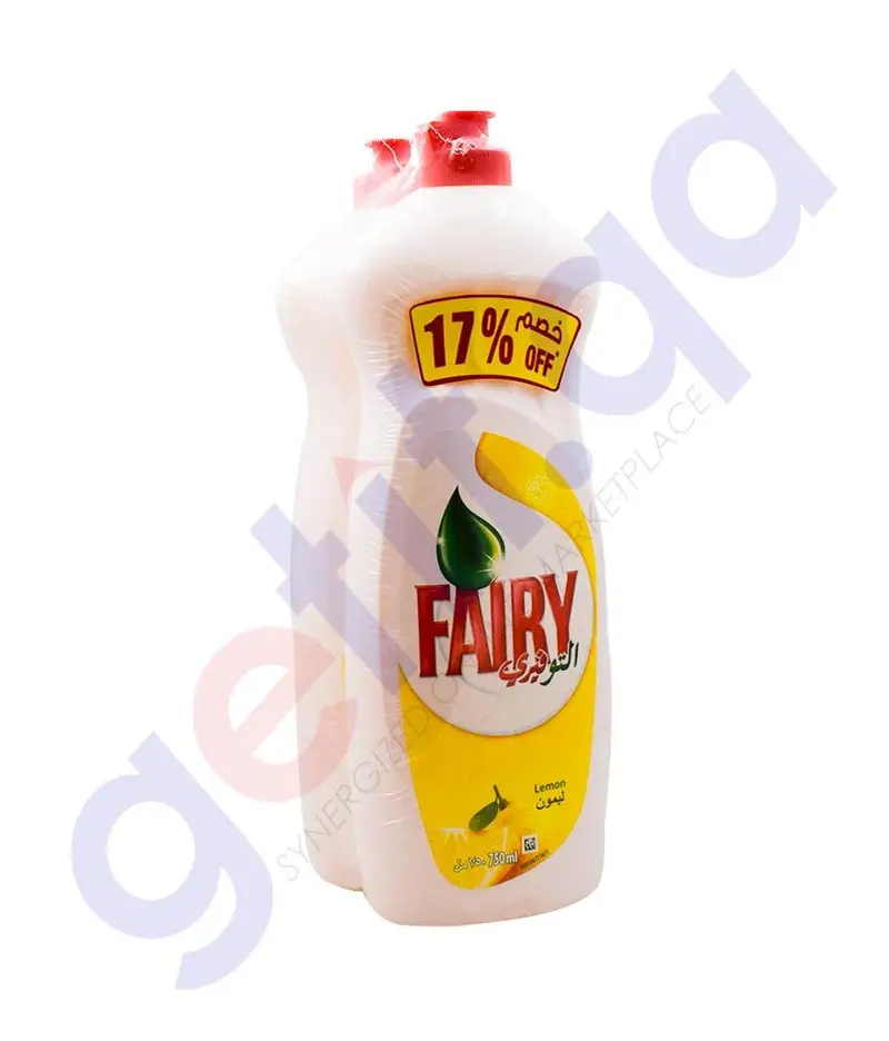 Fairy Lemon Dishwashing Liquid – 750Ml (17% Off) 1
