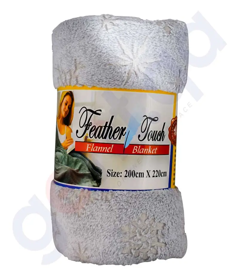 Feather Touch Coral Fleece Blanket – Double Size, Stylish Palette 1