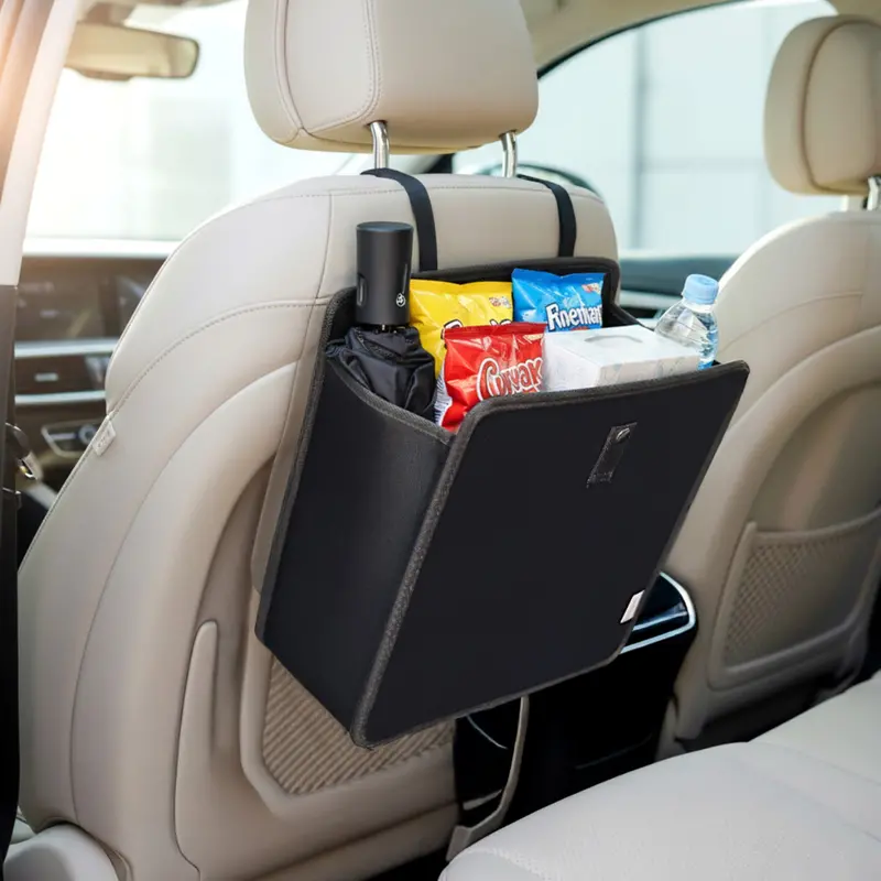 Foldable Multi-Compartment Car Storage Organizer 1