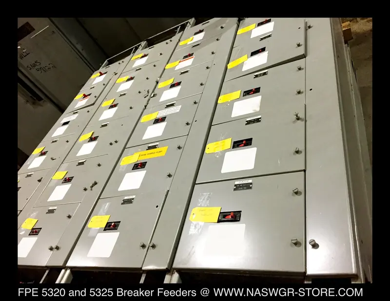 Fpe 5320 & 5325 Mcc Enclosures With 12-Inch Breaker Feeders 1