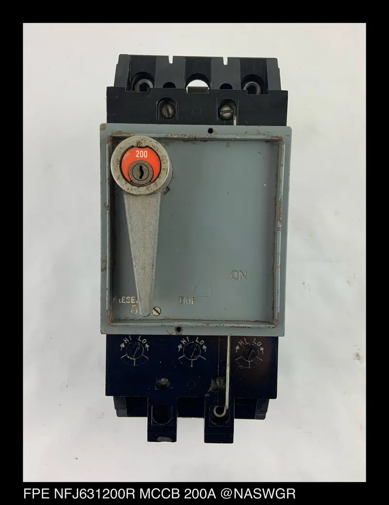 Fpe Nfj631200R 200-Amp Molded Case Circuit Breaker (Mccb) 1