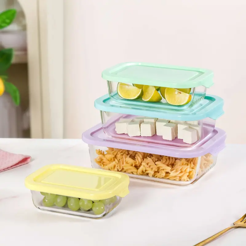 Freshlock Rectangular Food Storage Box Set – 4-Piece (S–Xl) 1