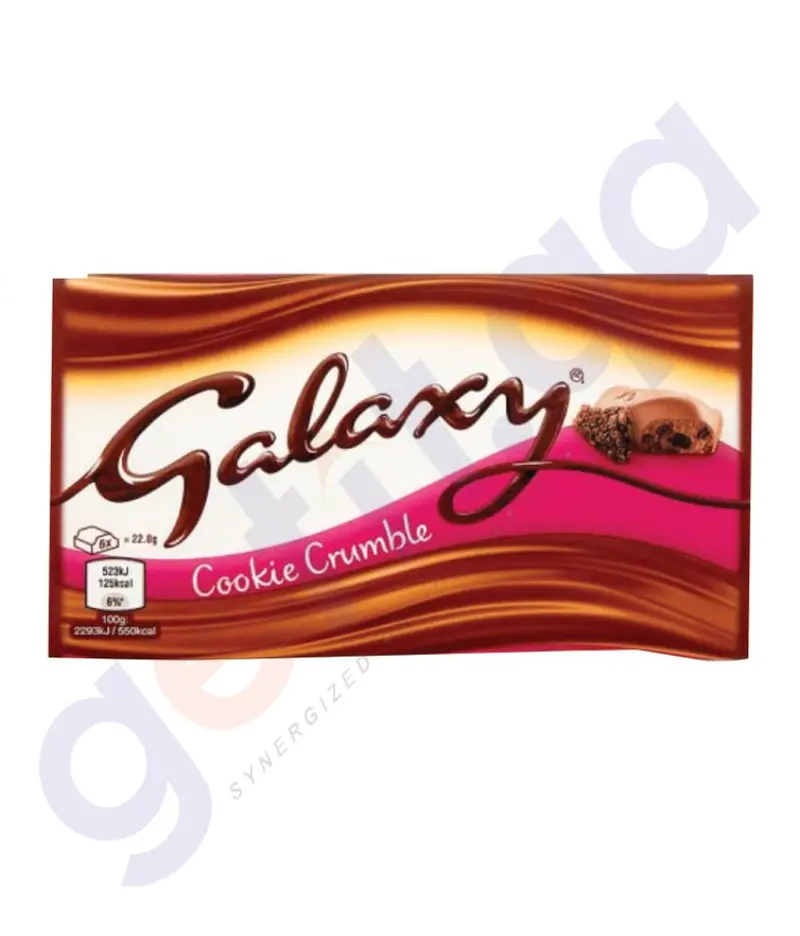 Galaxy Cookie Crumble Chocolate Bar – 40 G 1